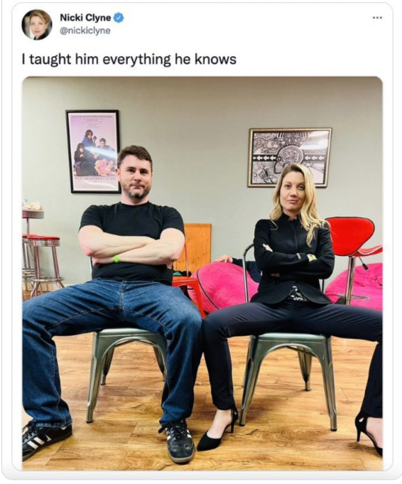 AnOpenSecret's tweet photo. @ConceptualJames James Lindsay just loves hanging out with the former right-hand lieutenant to NXIVM sex cult leader Keith Raniere, who is currently in prison for child sex trafficking 

@conceptualjames will instantly block you for asking any questions
https://t.co/2NME9CHwVB https://t.co/JMyV1rn3Vi