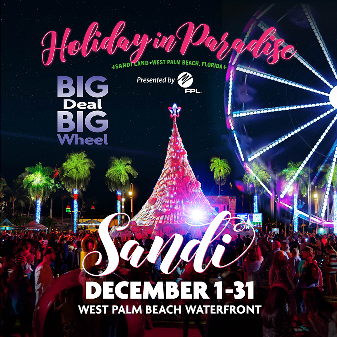 thecityofwpb's tweet photo. Walkin’ in a winter wonderland...WPB style! Sandi & Ferris powered by Land Rover Palm Beach are ready to shine for Holiday in Paradise presented by FPL! Will you snag the first rides/pics?
12/1, 6 – 10 p.m. Info: https://t.co/6Bzuby9t4Z
#WPBSandTree
#HolidayInParadise https://t.co/v1NDjn8rRx