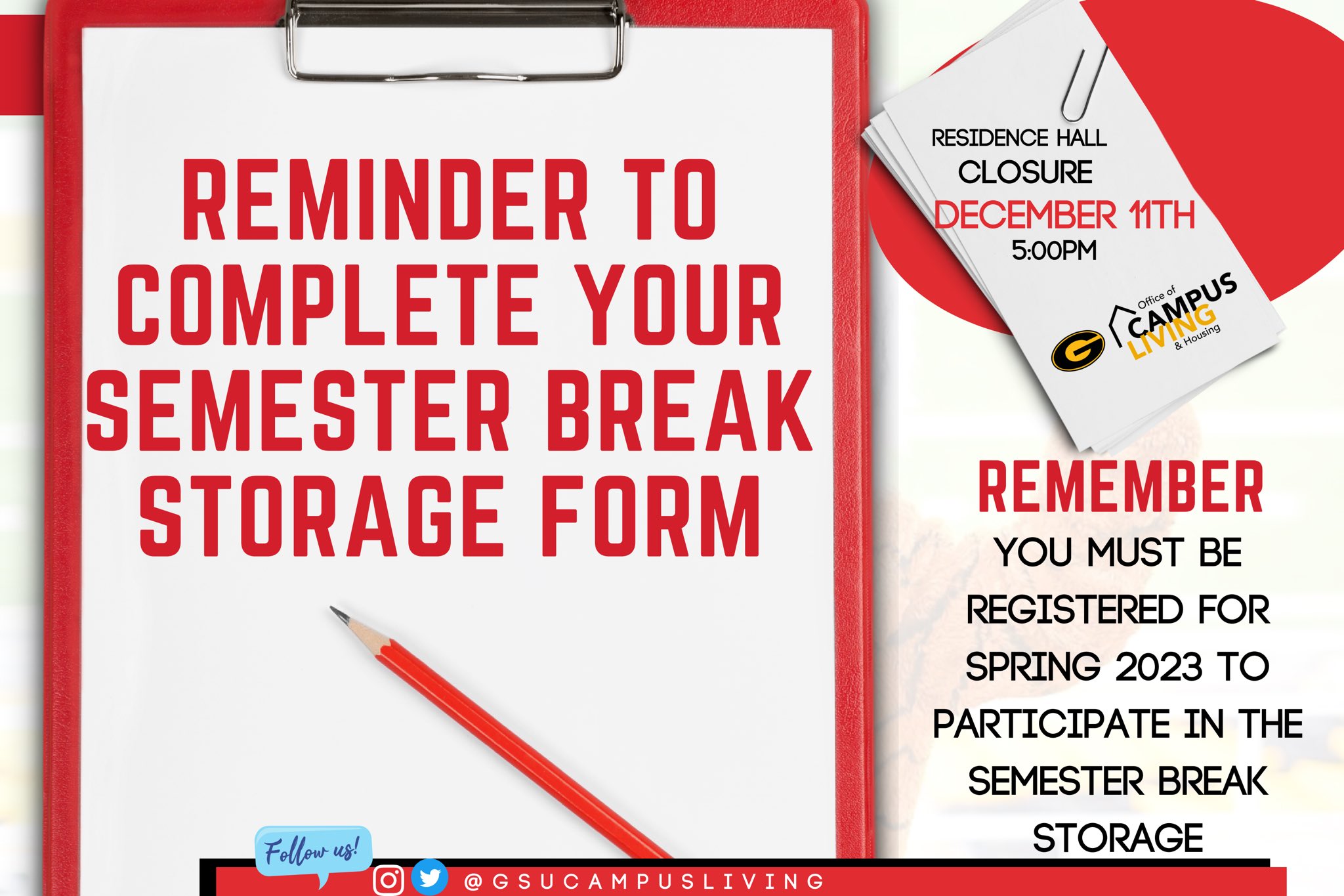 GSU Campus Living and Housing on Twitter "Gramfam here’s a little