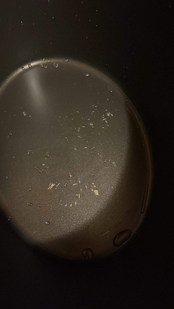 EmmahBee's tweet photo. @CrockPotCares first use the nonstick coating already coming off! How do we get a replacement of just the stoneware? 🤬 https://t.co/LCLPmUo3BL