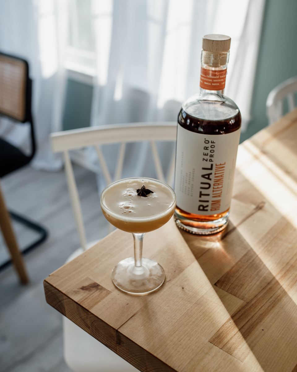 Ritual Zero Proof (@ritualzeroproof) on Twitter photo The Flannel Daiquiri Mocktail
Ingredients:
• 1 1/2oz <a href="/ritualzeroproof/">Ritual Zero Proof</a> Rum Alternative
• 3/4oz lime juice
• 1/2oz grapefruit juice
• 3/4 oz spiced syrup
Garnish: star anise
Directions: Combine the ingredients in a shaker with ice and shake well. Strain into a chilled c The Flannel Daiquiri Mocktail
Ingredients:
• 1 1/2oz <a href="/ritualzeroproof/">Ritual Zero Proof</a> Rum Alternative
• 3/4oz lime juice
• 1/2oz grapefruit juice
• 3/4 oz spiced syrup
Garnish: star anise
Directions: Combine the ingredients in a shaker with ice and shake well. Strain into a chilled c