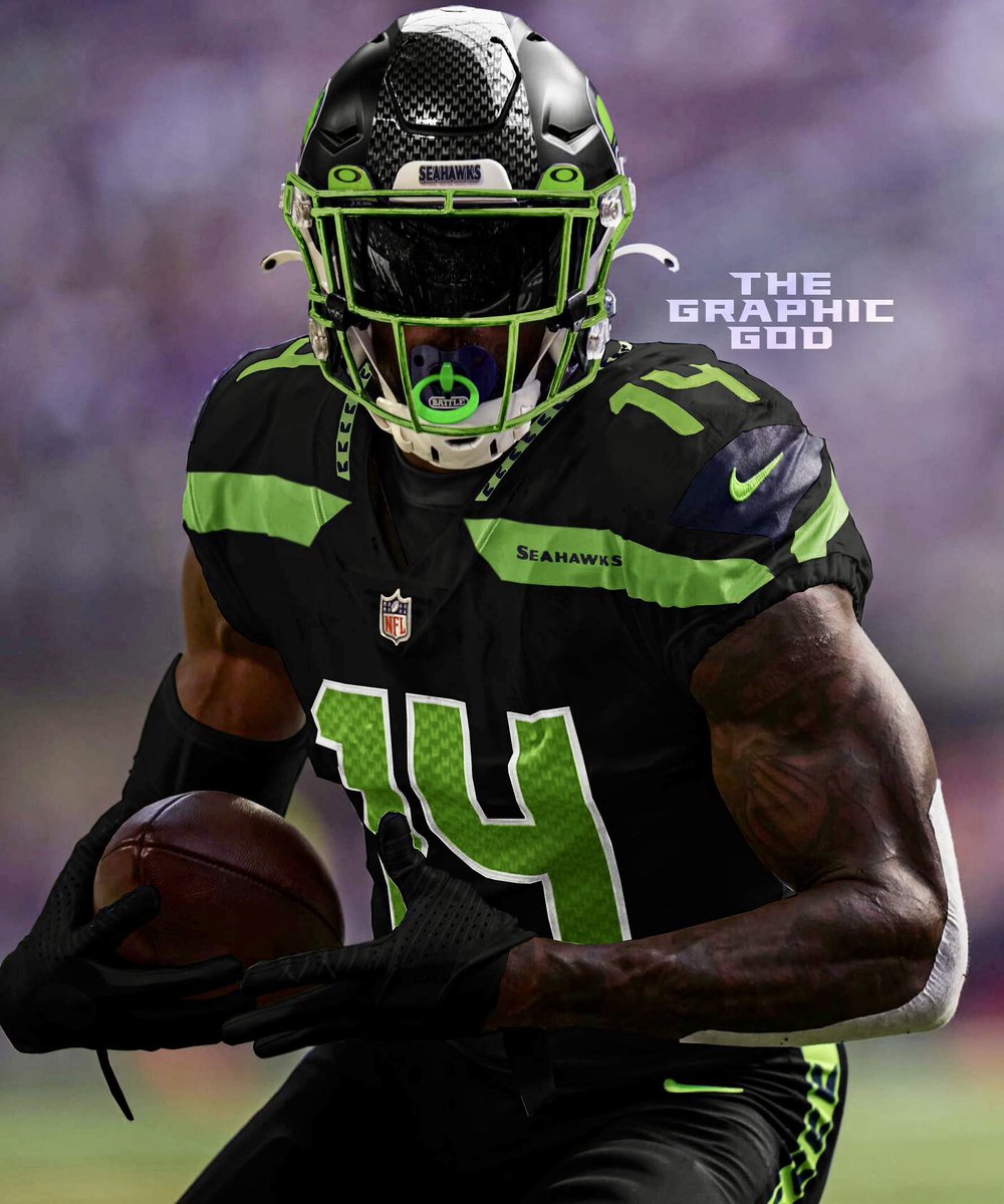 The Graphic God on X: Thoughts on this @Seahawks Blackout uniform