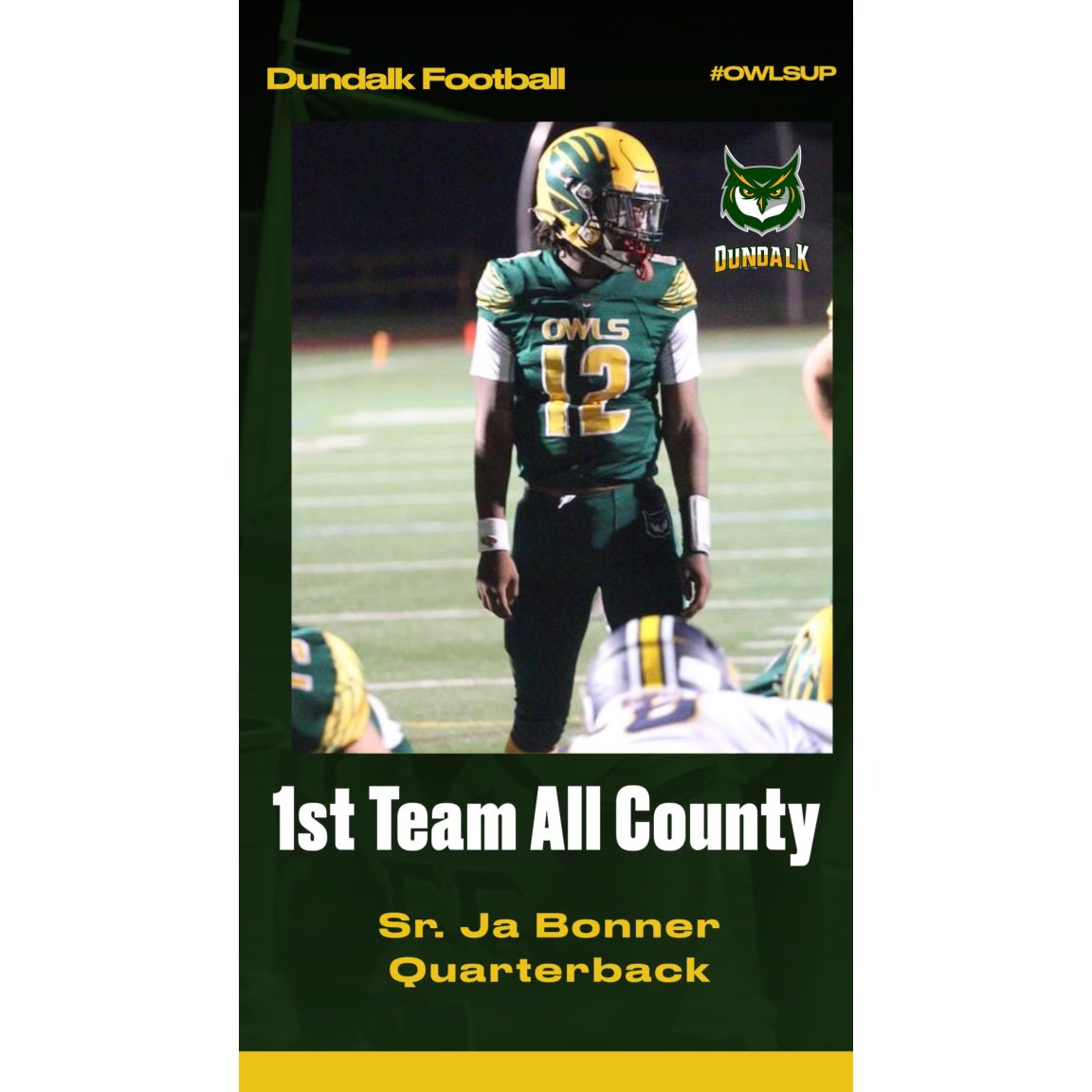 Blessed to be named 1st Team All County!!