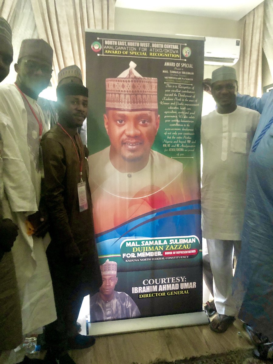 Engr. Shamsuddeen Lance (@shamzlance) on Twitter photo Yesterday we met with the <a href="/FARAR_ANIYA/">Mal Samaila Suleiman MNSE</a> Hon. Samaila Sulaiman member representing kaduna north and at the same time the present kaduna north PDP Reps Aspirant 2023.
We were privileged to honor him with an award special recognition in respect to his excellent contributions toward Yesterday we met with the <a href="/FARAR_ANIYA/">Mal Samaila Suleiman MNSE</a> Hon. Samaila Sulaiman member representing kaduna north and at the same time the present kaduna north PDP Reps Aspirant 2023.
We were privileged to honor him with an award special recognition in respect to his excellent contributions toward