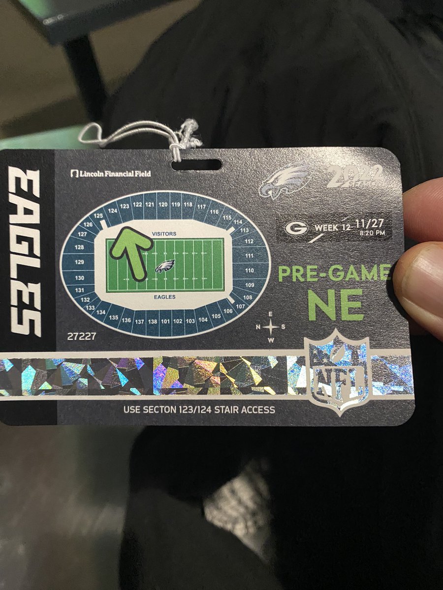 Field Access at <a href="/LFFStadium/">LincolnFinancialFld</a>!  #GoPackGo