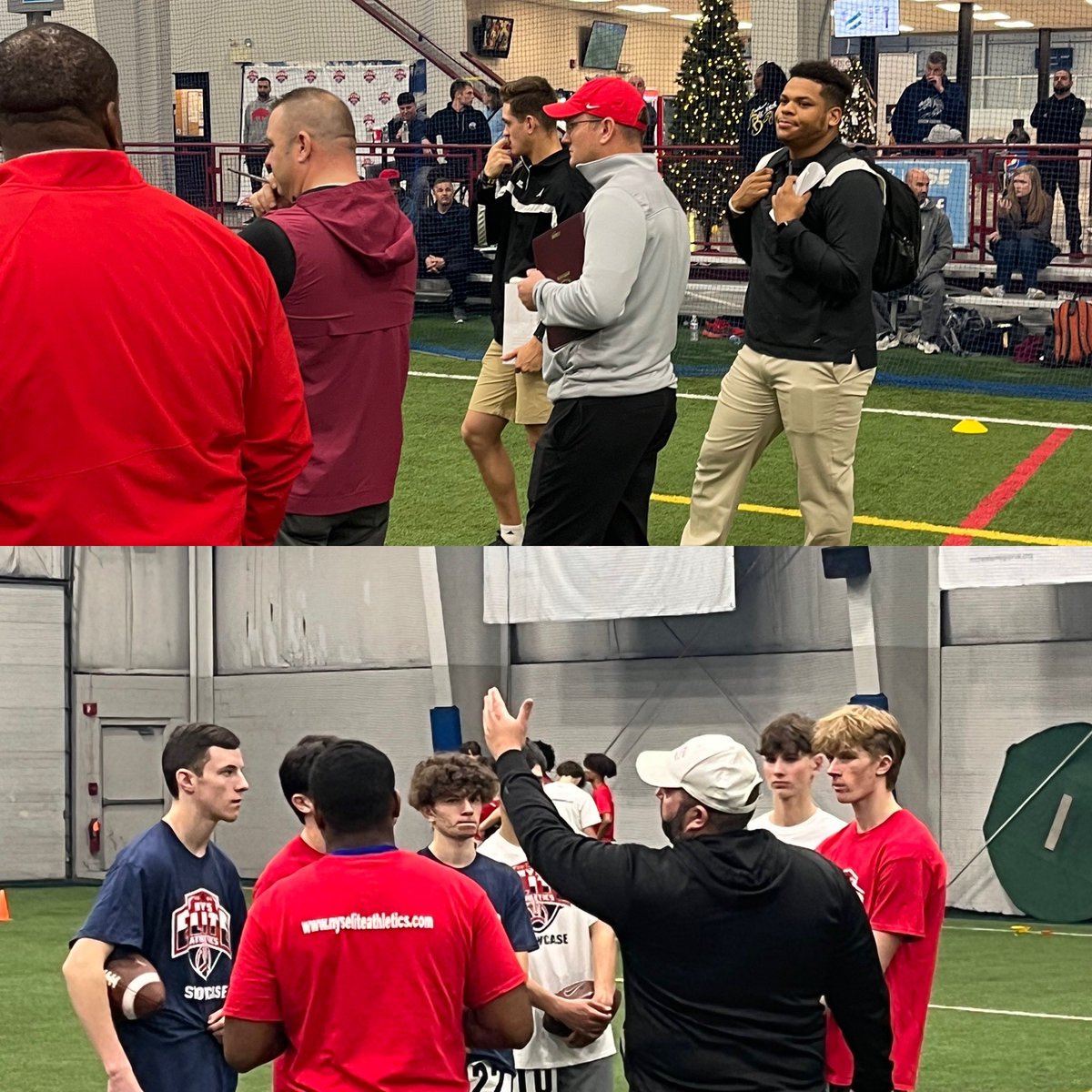 NYSEliteAthlet's tweet photo. We all got better TODAY at our 5th Annual 🏈 Showcase and College Fair. #NYSEliteShowcase @NextGen_Pr @Coach_Kramer15 @section3footbal @SecVFootball @MrSection6 @s2fballreport @VarsityMedia @wny_football @TotalSportsExp @PrimetimeBall_ https://t.co/TgCADvrqNV