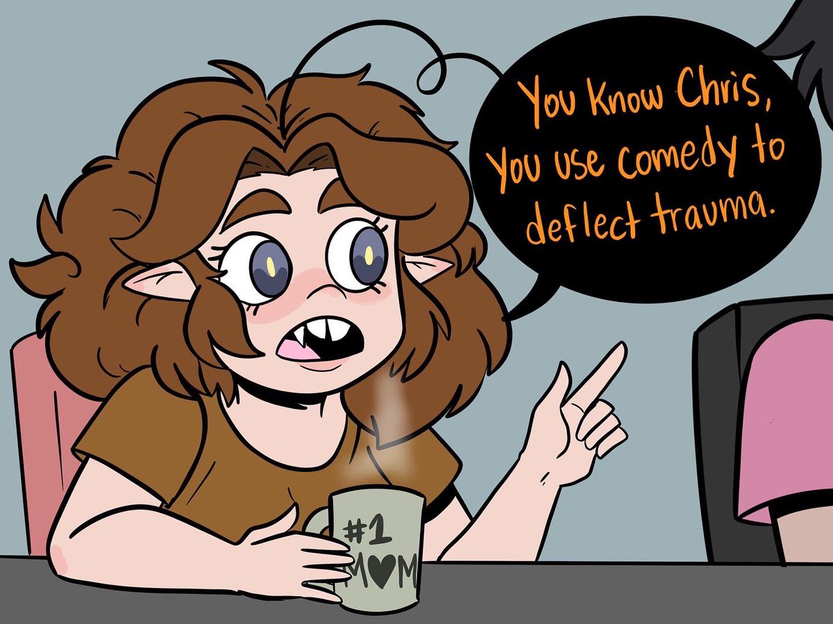 OtakuBartender's tweet photo. The Funny Friend (feat. Mama Apple)
#webcomic #unrelatablecomics https://t.co/nXnIgYDF4U
