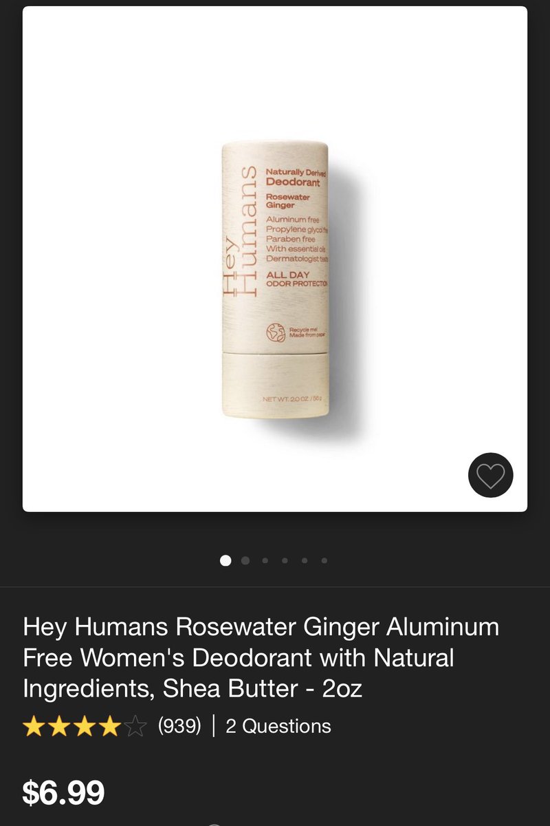 ohsokimberly's tweet photo. @valentinavoight Try Hey Humans! deodorant in Target. If you struggle with any burn after shaving, a cyst is formed from the chemicals and blocking ur pores. Hey humans is all natural, and no bs!!! #HeyHumans https://t.co/tbOOHqXaZw