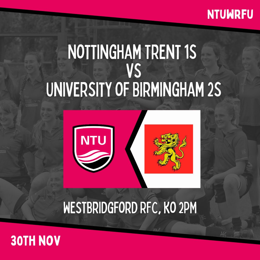 ntuwrfu's tweet photo. NTU 1s V Uni of Birmingham 2s🏉
All being well- no rain plz! 🚫💧 https://t.co/rIk5hruYff