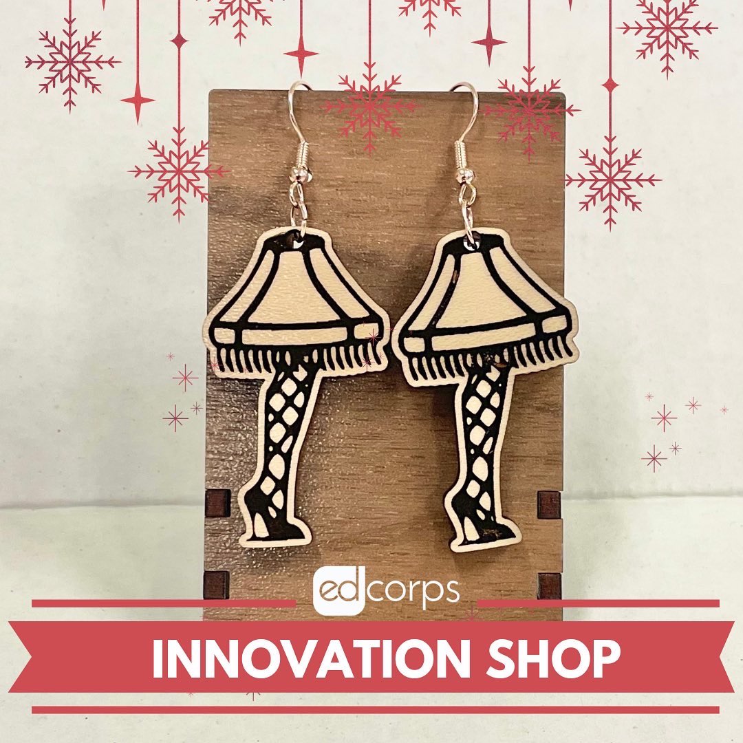 ➡️ @bwinnovation - This classroom business – which places students with varying abilities in an integrated employment setting to teach real world skills – also has some of the most creative earrings of the season! Check out their holiday ornaments, keychains, magnets, & games.