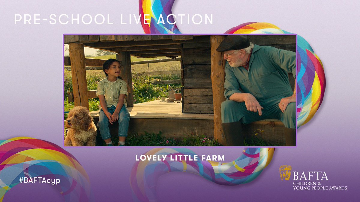 BAFTA's tweet photo. We hope the team at Lovely Little Farm is having a lovely little time this evening celebrating their win for Pre-School Live Action #BAFTAcyp https://t.co/UZnjgMm6VF