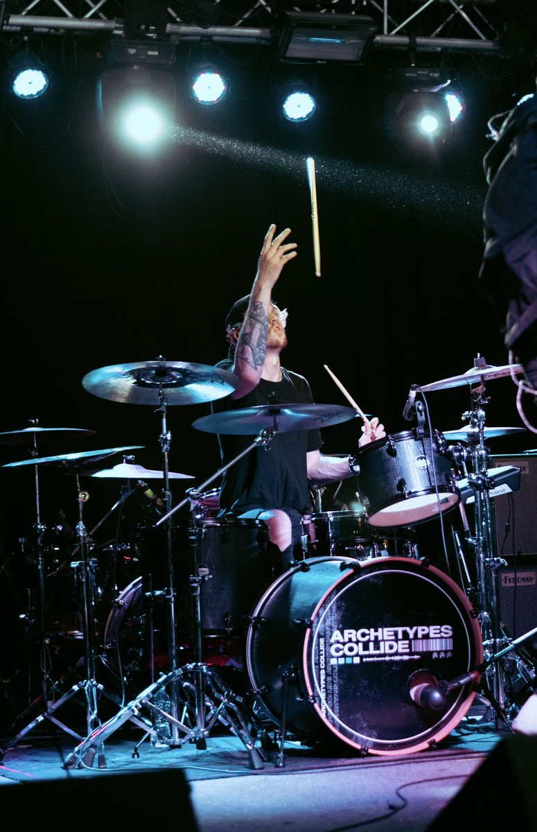 tylerflamm's tweet photo. Levitating sticks every night on this tour 

@AtypesCollide https://t.co/XRHeLhUnRH