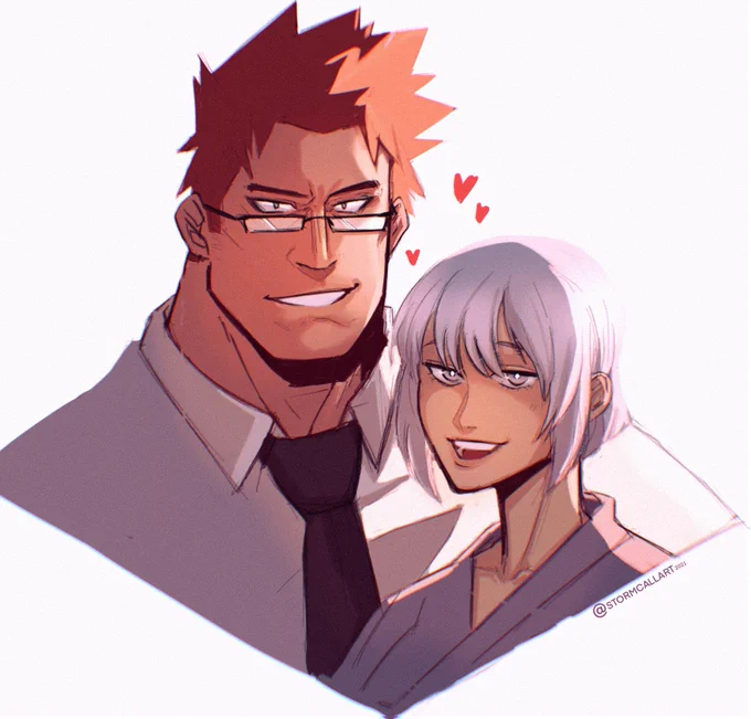 (old) canon versus UATeacher!Endeavor AU 