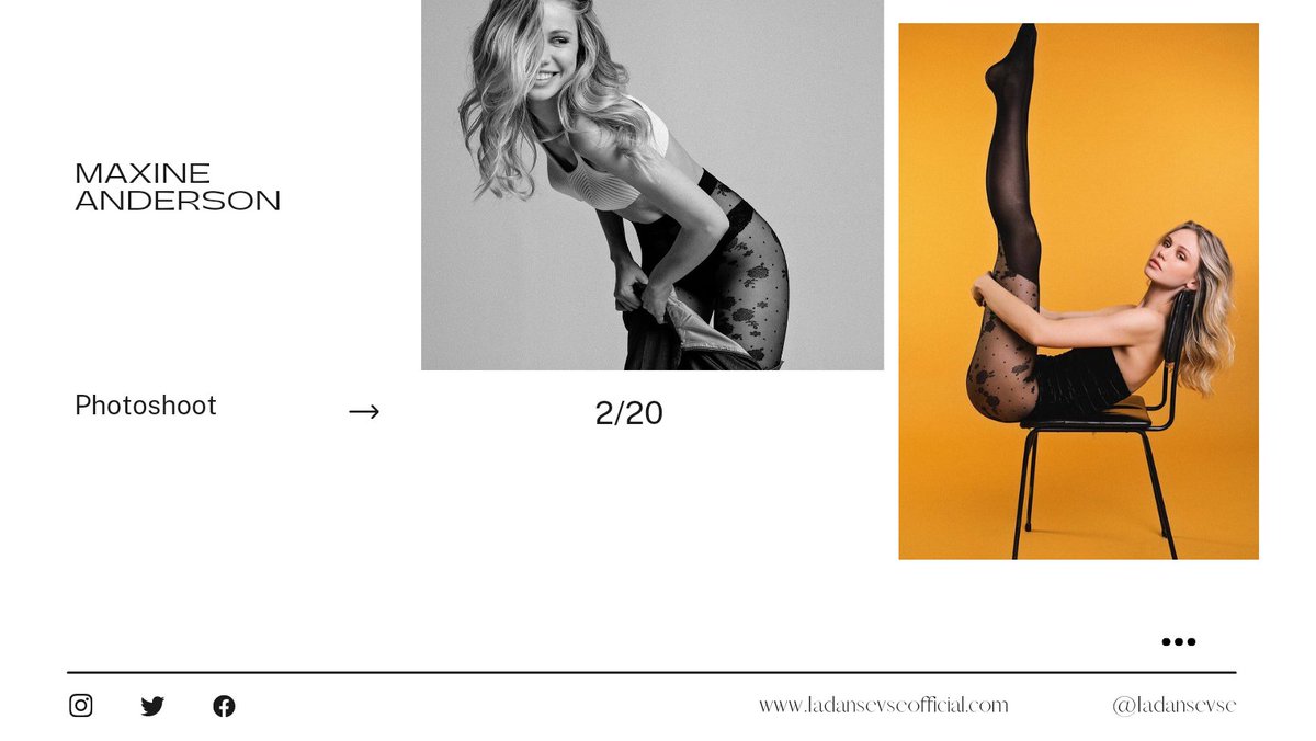 Iadansevse's tweet photo. ⠀⠀⠀⠀⠀⠀⠀⠀⠀⠀⠀                  
⠀⠀⠀. ˚◞ ⃗  Maxine Anderson.
    new photoshoot ──── · · https://t.co/nn0m2MeGYp