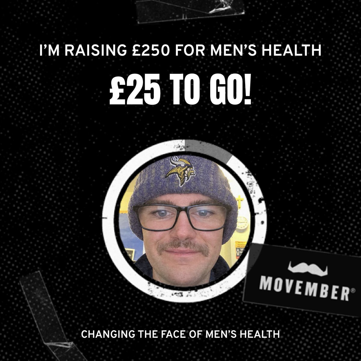 If anyone can help me out, that would be amazing!

#movember #teacher #fundraising