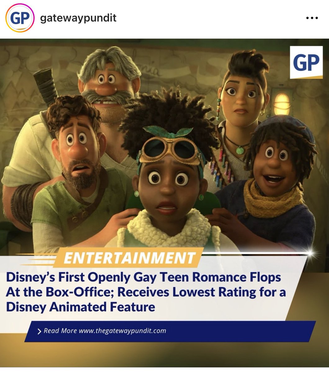 BenBergquam's tweet photo. Good! Maybe they’ll think twice before they push their homosexual propaganda on kids next time!
Disney: Stop pushing your sin on our kids! #RejectPerversion #RejectTheLeft https://t.co/0mBAo0q4Ut