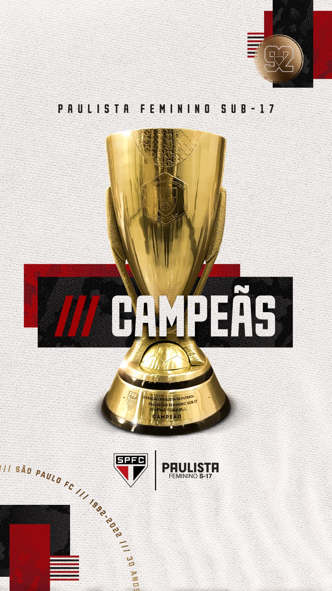 São Paulo Feminino on X: ÉÉÉÉÉÉÉ CAAAAAAMMMPEEEÃO! É PENTACAMPEÃO  🏆🏆🏆🏆🏆 A BASE CONQUISTA O PAULISTA FEMININO SUB-17 PELA QUINTA VEZ NA  HISTÓRIA! #FutebolFemininoTricolor #VamosSãoPaulo 🇾🇪   / X