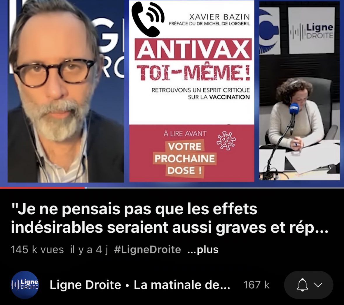 GrablyR's tweet photo. 145.000 vues, mais YouTube ne juge pas problématique une vidéo expliquant que le vaccin Covid ne protège pas des formes graves et que le vaccin contre le papillomavirus ne protège pas du cancer du col de l’utérus.

En contradiction pourtant claire avec son règlement. https://t.co/S1oV5Xt6jx
