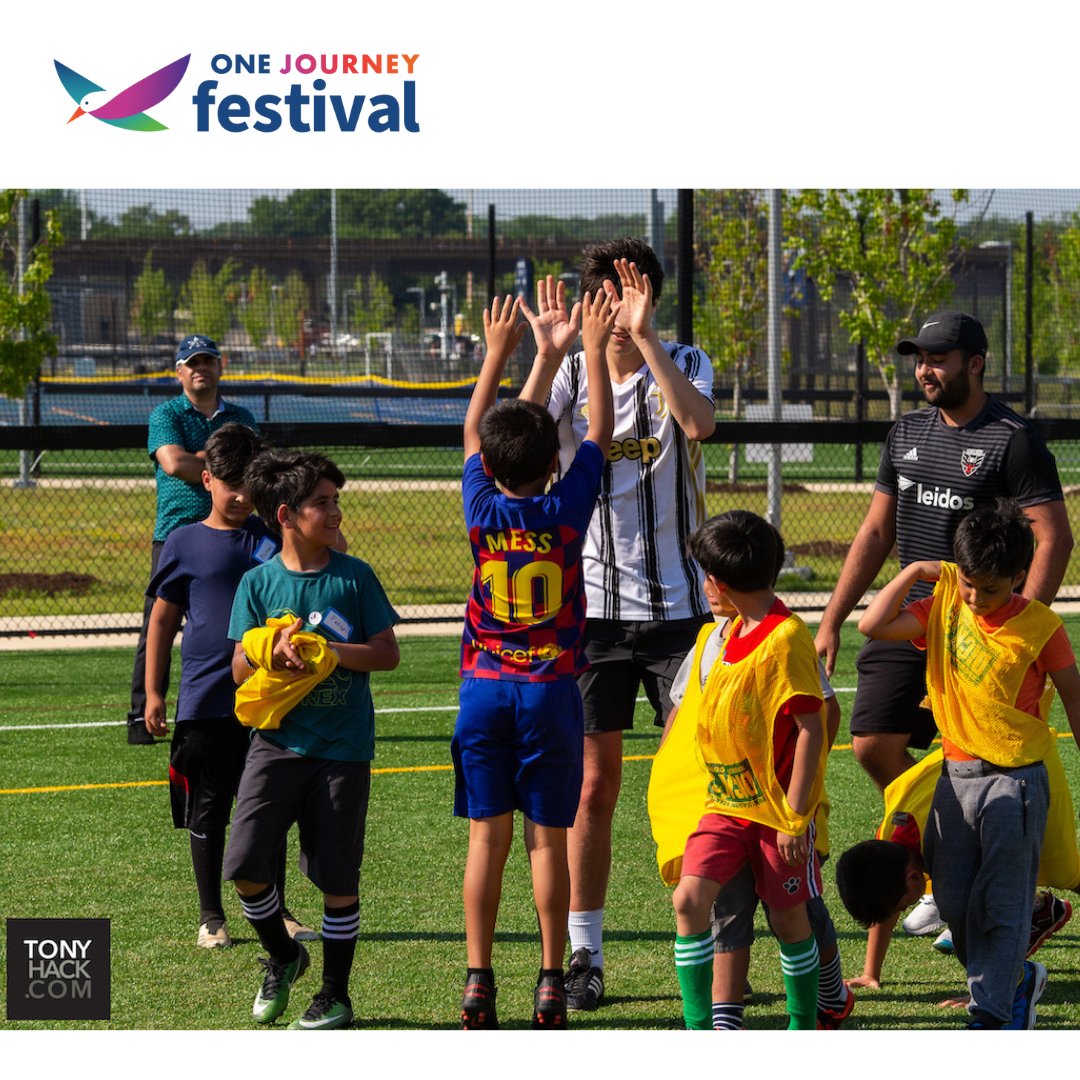 1journeyfest's tweet photo. ❤💙 #GivingTuesday2022 - Thanks to our donors and sponsors, we are able to fun events throughout the year, like community soccer tournaments and youth soccer clinics.
To give to #ACT4REFUGEES: https://t.co/WYWtEZN4IP
@lacesport @districtsports @cataloguedc #GivingTuesday https://t.co/Defo579hq1