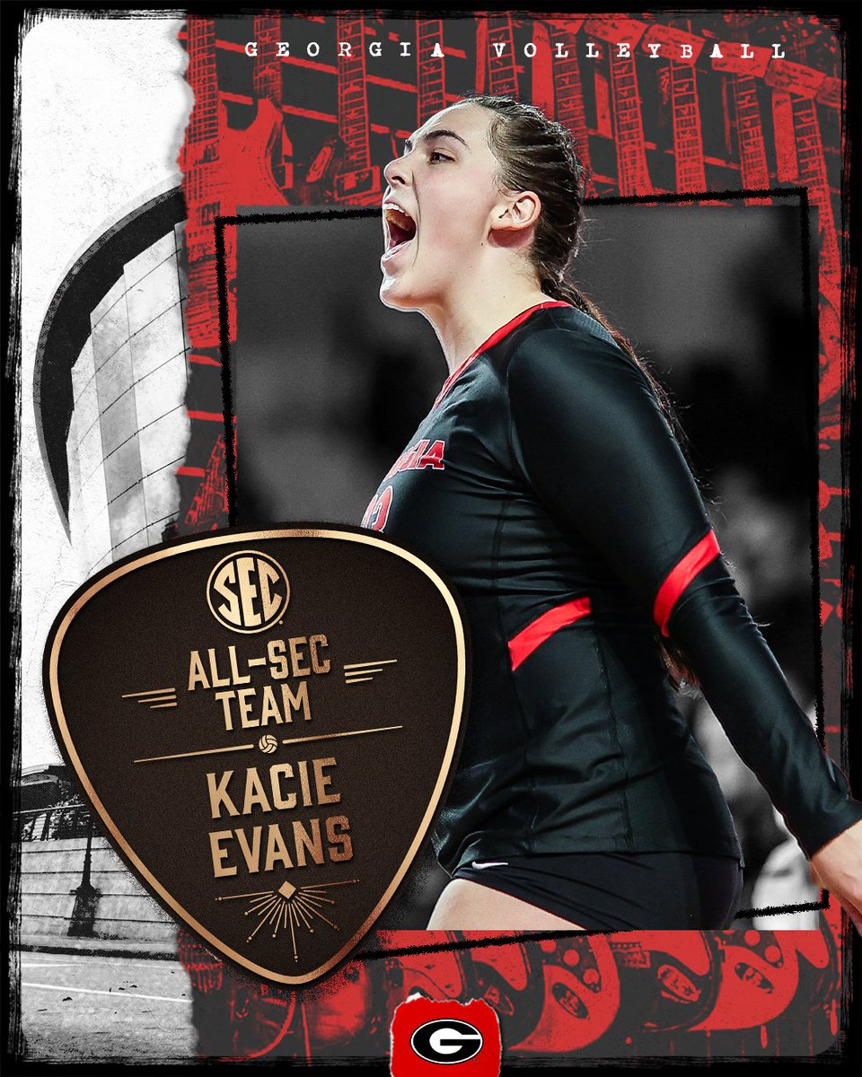 🎖️ For the second time in her outstanding Georgia career, <a href="/kacieevans_/">kacie evans</a> is an All-<a href="/SEC/">Southeastern Conference</a> Team performer 🎖️

#GROW | #GoDawgs