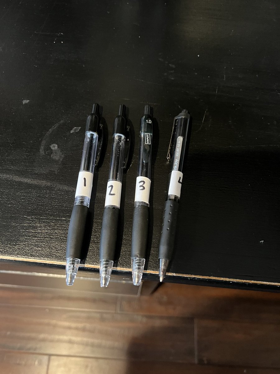 DrJSPatton's tweet photo. I’m tired of looking for pens! #ParentsOnly #BelongInOneSpot #FindYourOwn https://t.co/ynZFHynQIz