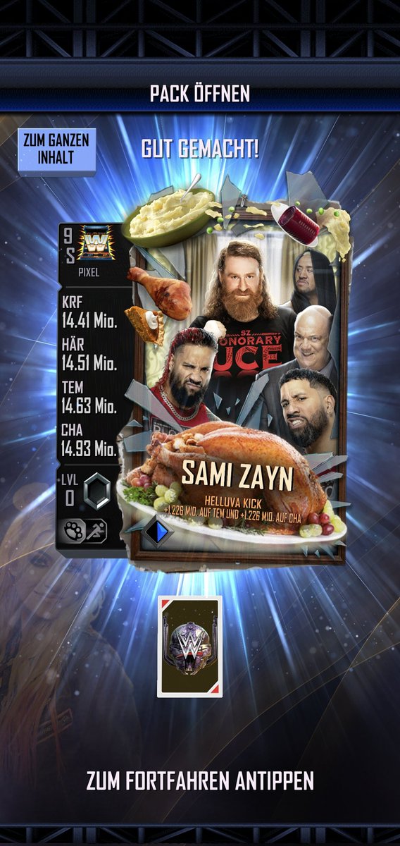 MrAngezockt's tweet photo. #WWESupercard
Was eine #Pack in #RewardMania 🤩
#MrATeam #mrangezockt #wwegames #game #gaming #supercard #Wwe #2k #pull #octan https://t.co/zANTElBjww