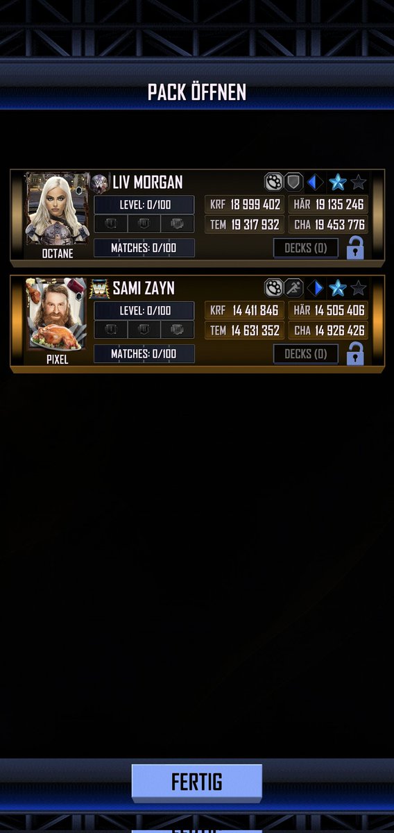 MrAngezockt's tweet photo. #WWESupercard
Was eine #Pack in #RewardMania 🤩
#MrATeam #mrangezockt #wwegames #game #gaming #supercard #Wwe #2k #pull #octan https://t.co/zANTElBjww