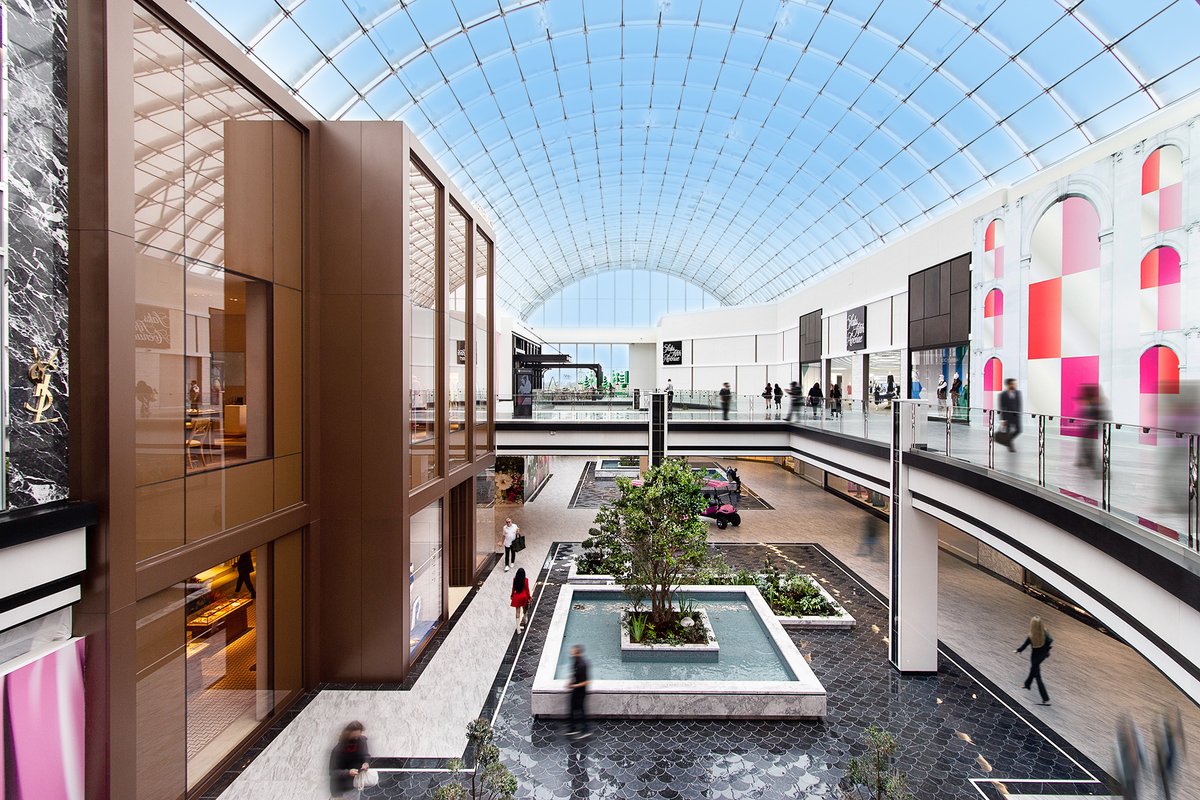 CeramicsOfItaly's tweet photo. The creative possibilities with #ItalianTile are endless; just look at our 2022 #TileCompetition Commercial Winner, American Dream! GH+A Design used a plethora of Italian ceramics to transform the 3.2m sq. ft. property that combines shopping, entertainment, & more under one roof! https://t.co/uqkMDPoN4O