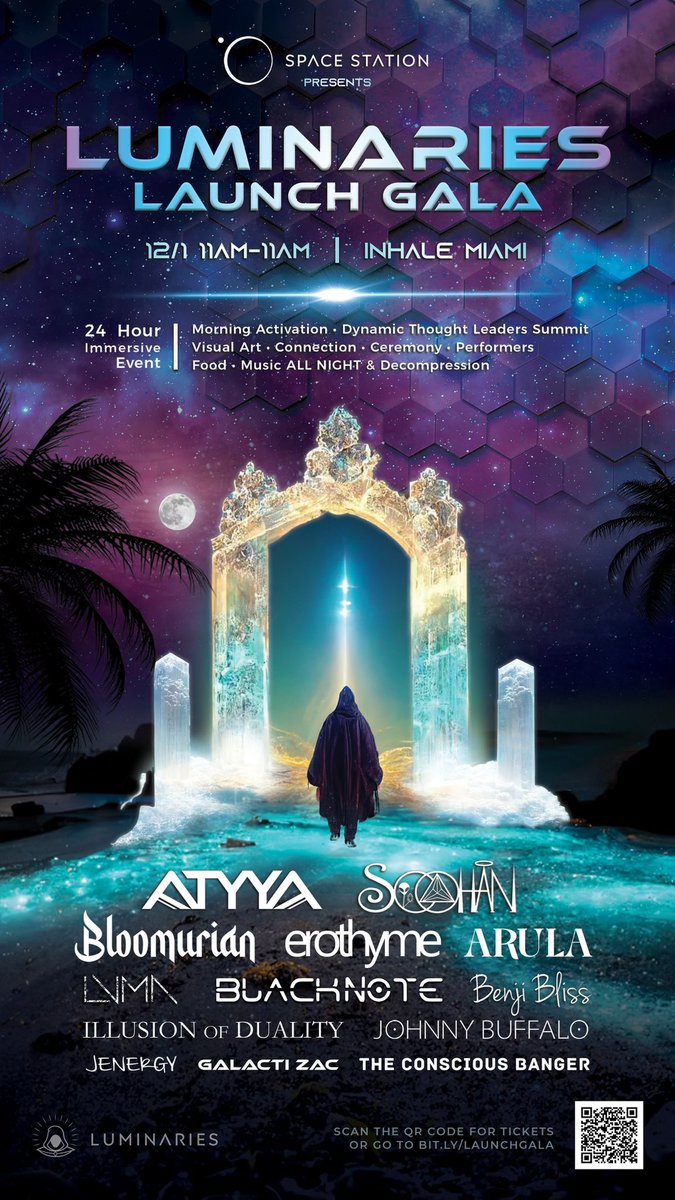 Luminariesio's tweet photo. We’re bringing the immersive mothership to Miami Art Week Dec 1st! 🛸

Get your tickets before the sell out! 🔥
Link in bio ⚡️

#MiamiArtWeek #immersive #bassmusic #web3 #NFTCommunity https://t.co/YPDWZGKvfN