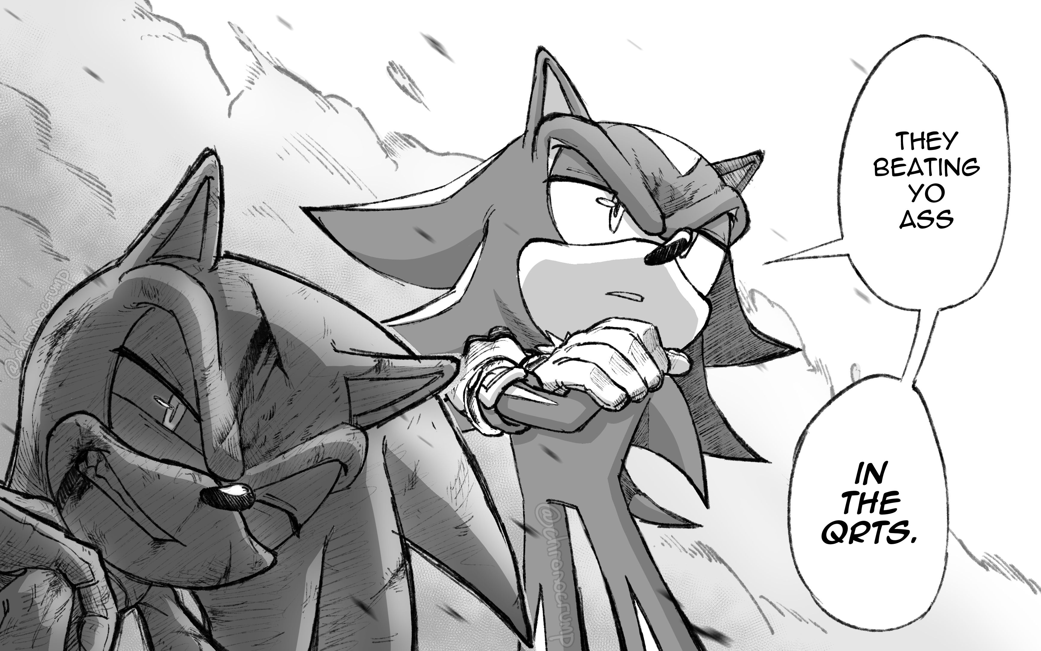 crump on Twitter: "after all this time...i have returned to recreate my  magnum opus #SonicTheHedgehog #ShadowTheHedgehog https://t.co/N3arz43Gua" /  Twitter