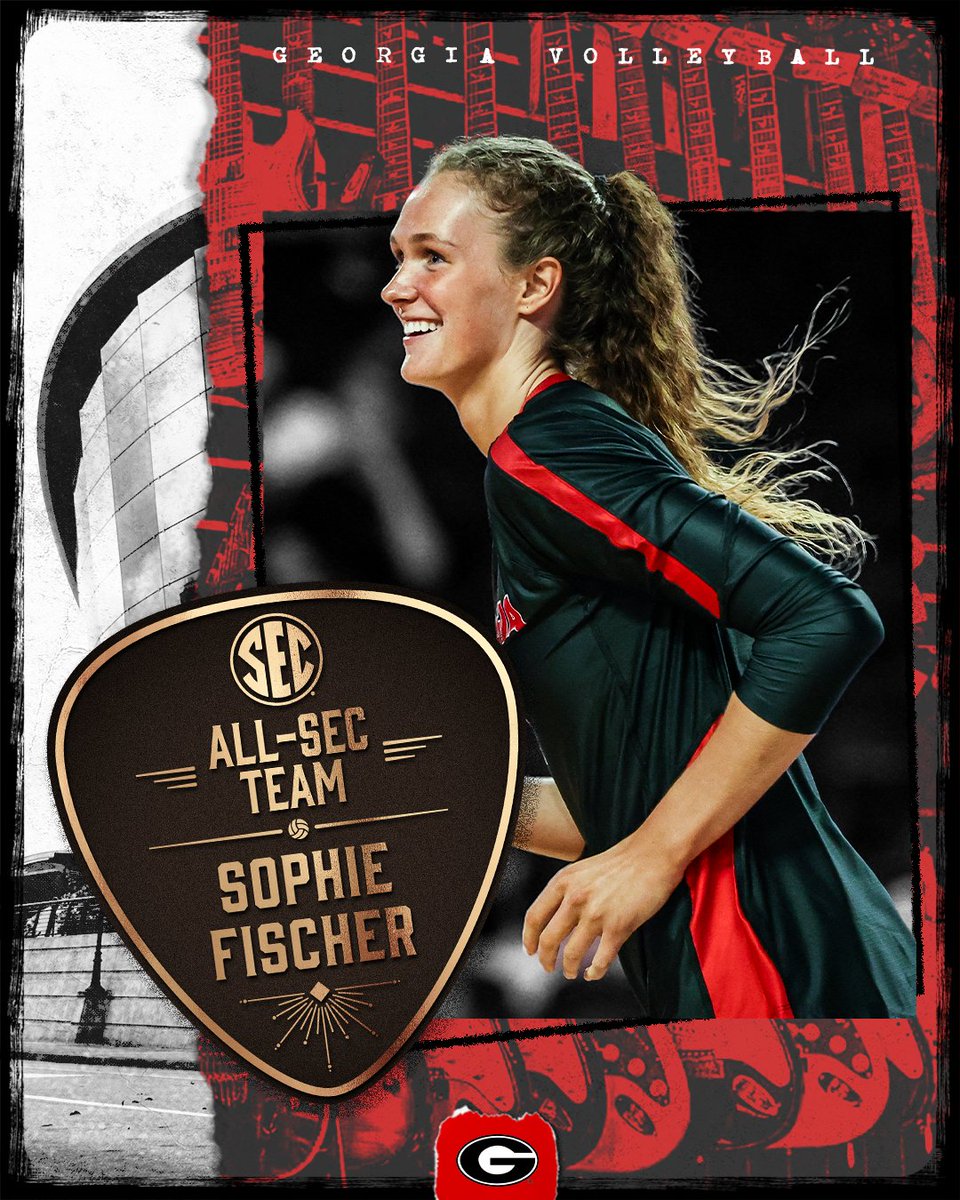 🎖️ An immediate impact for Georgia on and off the court has earned <a href="/SophieFisch459/">Sophie Fischer</a> All-<a href="/SEC/">Southeastern Conference</a> Team honors 🎖️

#GROW | #GoDawgs