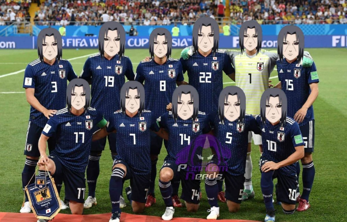 narutonetwork's tweet photo. Não é de admirar que o japão continue ganhando na copa. https://t.co/rNr5bwOx8I
