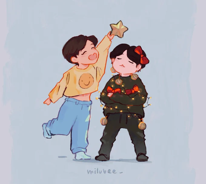 decorating for the season happy beginning of sopemas ie first day of advent!#sope #sopefanart 