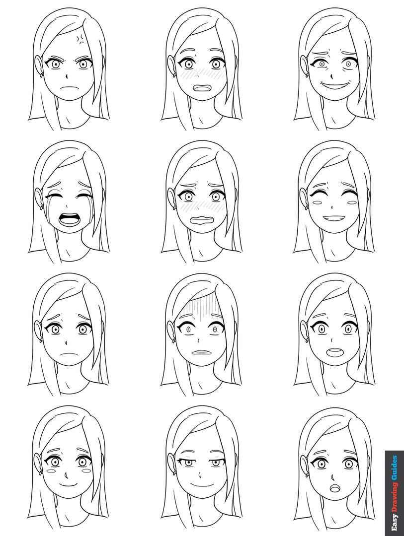 How To Draw An Anime Kid, Step by Step, Drawing Guide, by Dawn