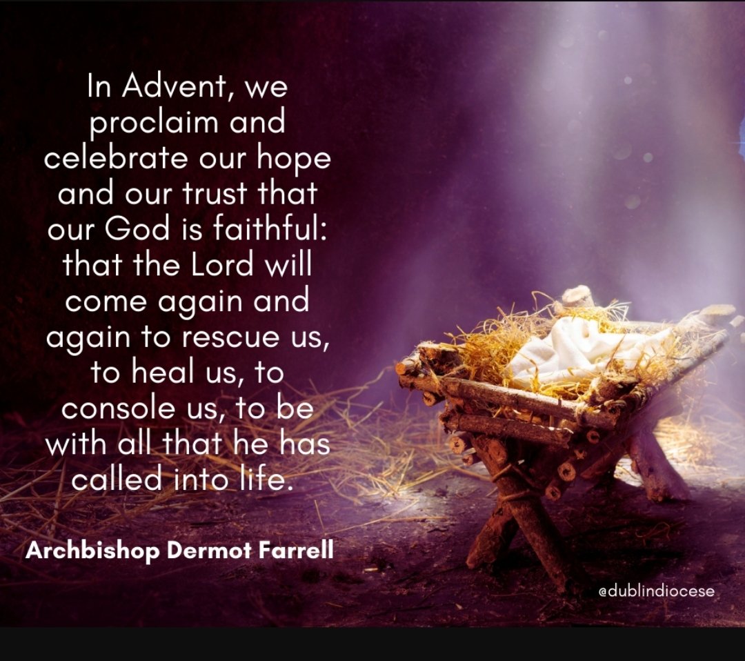 This week saw the beginning of Advent.
There are 4 Sundays in Advent and they are a preparation on our journey to Christmas. The theme of advent can be called 'Waiting'.