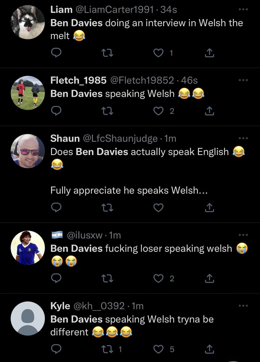 🙄 Dyma ni eto… Dal ati Ben Davies 🏴󠁧󠁢󠁷󠁬󠁳󠁿