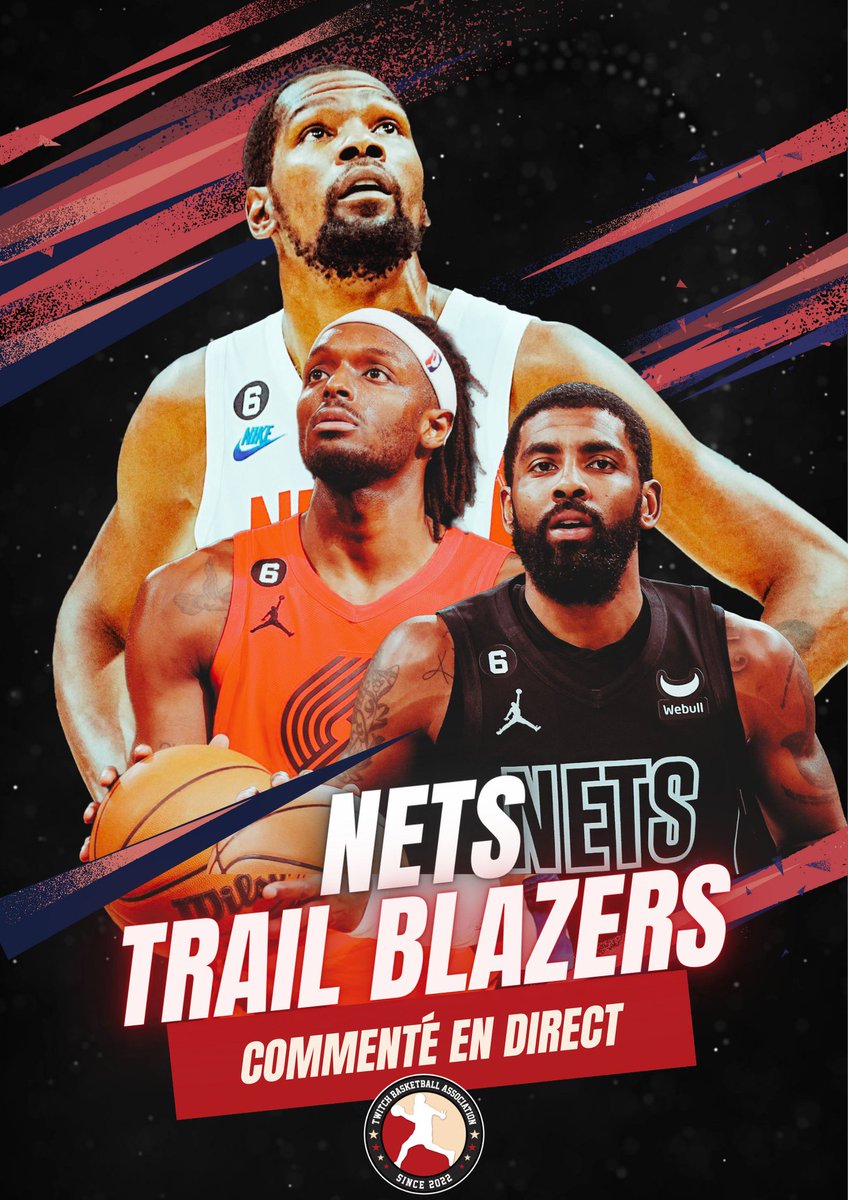 🔥🔥🔥 On part en live 🔥🔥🔥

Blazers @ Nets, vivez le avec nous sur Twitch en bonne compagnie !

➡️ Twitch.tv/tba_france 
➡️ Twitch.tv/tba_france
