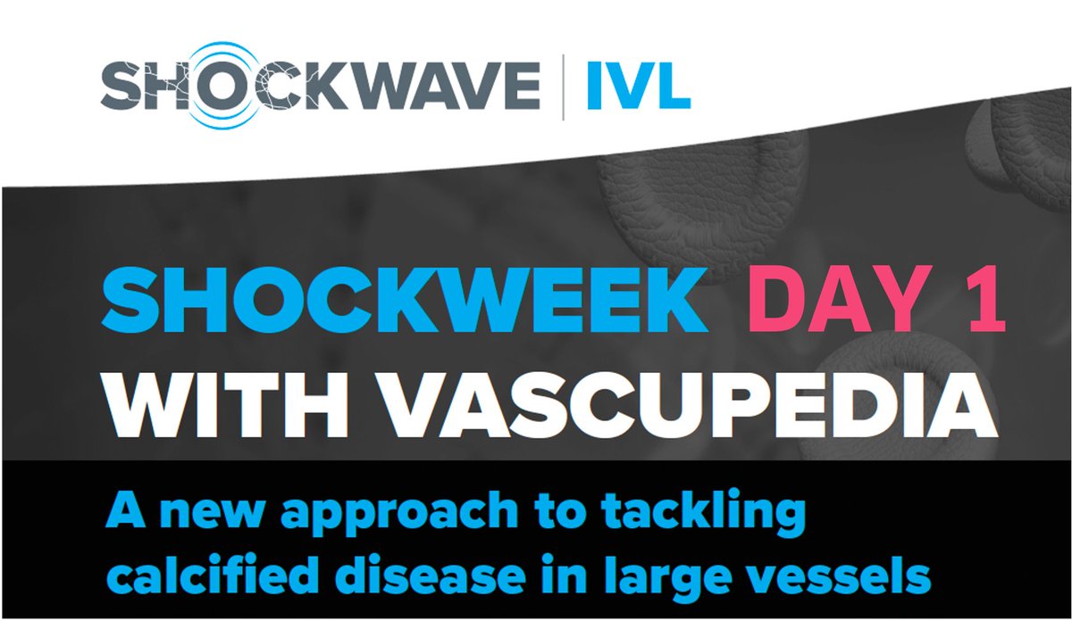 Now online @ #Vascupedia - Shockweek Session ①
A new approach to tackling calcified disease in large vessels
🎥 Live case – Dr. E. Noory 🇩🇪
🎙 Moderator – @Dr_Bisdas 🇬🇷
🗣 Panel – @farkomd 🇺🇸 | Prof. R. Coscas 🇫🇷
supported by @ShockwaveIVL 

Link: lnkd.in/e5W2uXm5