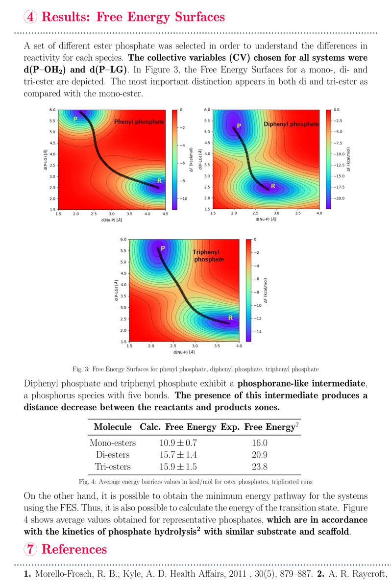 BrandonCIP1's tweet photo. Hello, @LatinXChem!
This is my work "Hydrolysis of Ester Phosphates Mediated by a Copper Complex: A Free Energy Perspective".

I am eager to discuss it with you! :)

#LatinXChem22  #LXChemComp #Comp035
#AIMD #DFT #Metadynamics #Catalyst #Copper #Phosphate https://t.co/xC56RynJsr