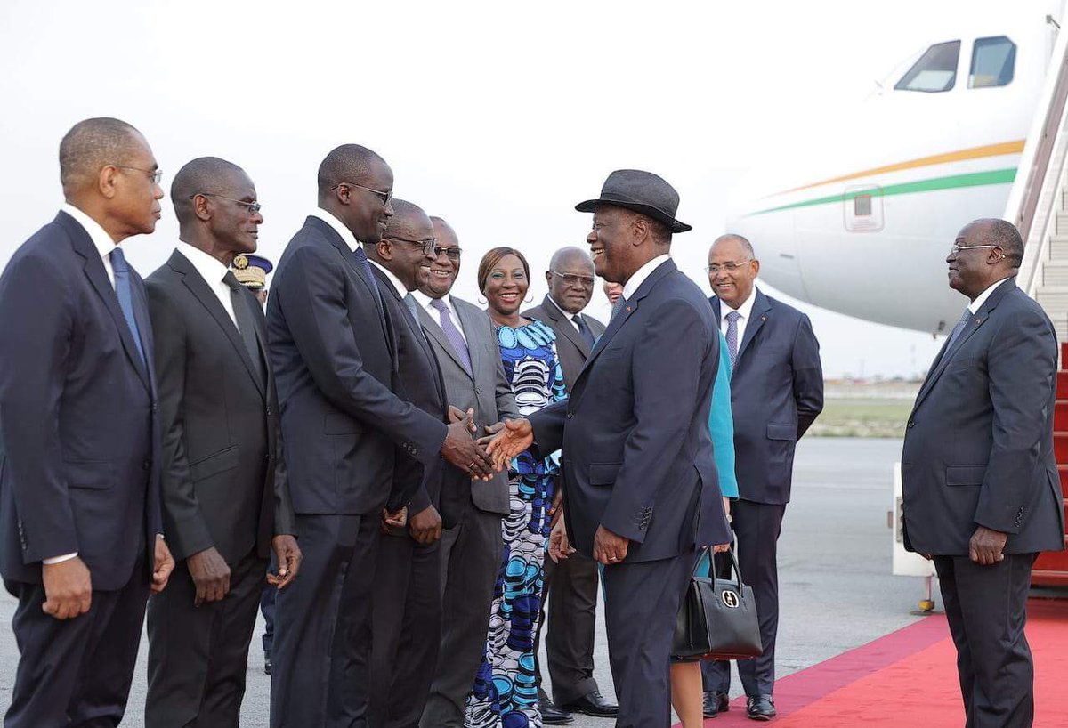 AOuattara_PRCI's tweet photo. Très heureux d’être de retour à Abidjan ! https://t.co/pPz9F7nPTo