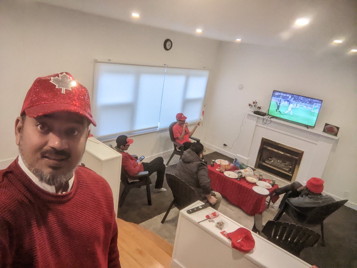 official_jamaat's tweet photo. Ahmadiyya Muslim Jama'at NL came together in Bait UL Ehsaan Mosque to support Canadian Soccer match. It was a good fight and a positive game of soccer. We are proud of you. @ahmadiyyacanada @CanadaSoccerEN #CanadavsCroatia #canadasoccer https://t.co/amP6FkZpaN
