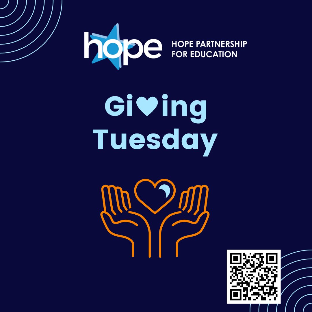 Hope4EduPhilly's tweet photo. hope4eduphilly
Thursday was a day to be thankful. Tuesday is a day to give back. Please consider a donation of any size to help "Fund the Future of Hope" #hopepartnershipforeducation #hopepartnershipschool #makehopeahabit https://t.co/hyMo2EERze