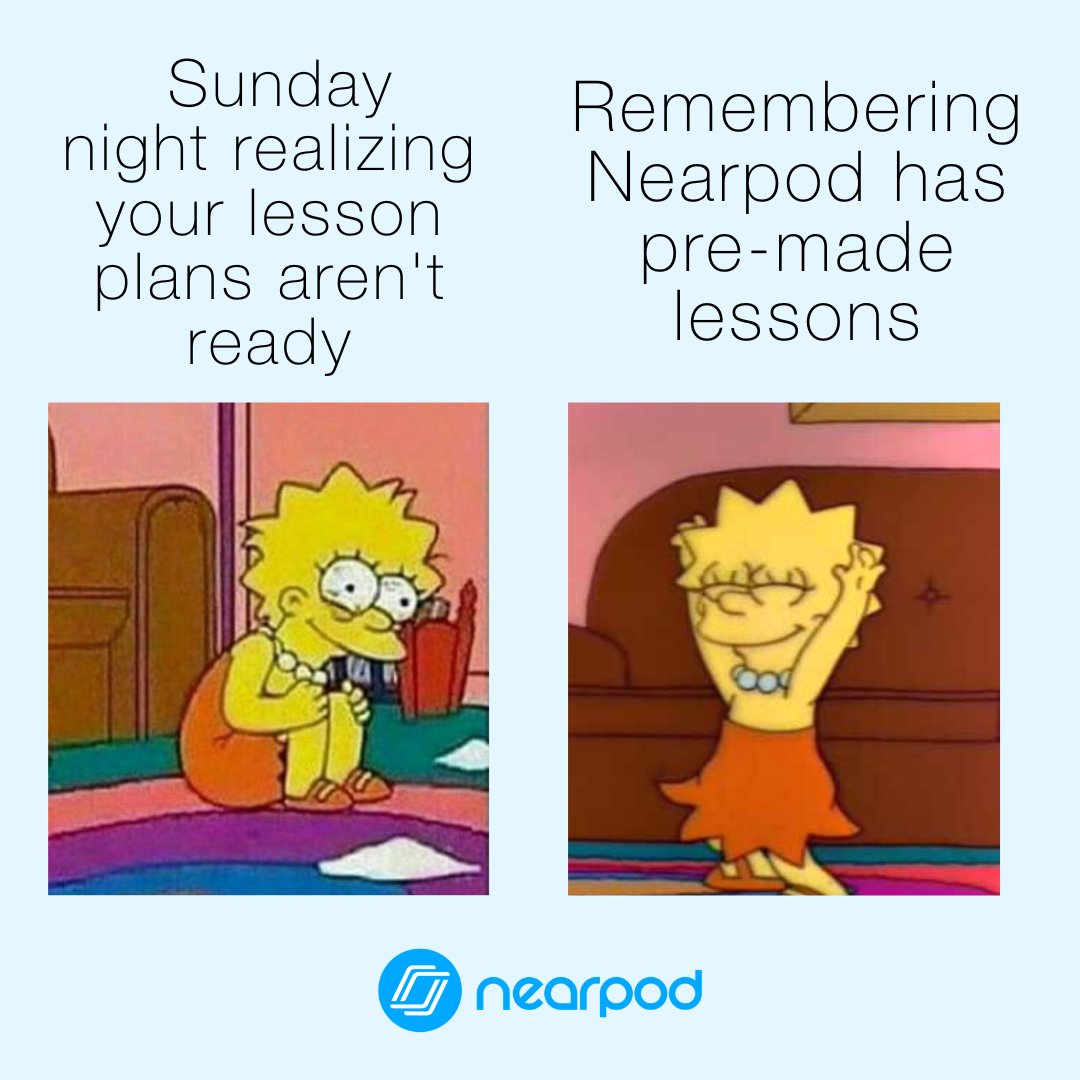 Nearpod (@nearpod) on Twitter photo Coming back from Thanksgiving break like: Coming back from Thanksgiving break like: