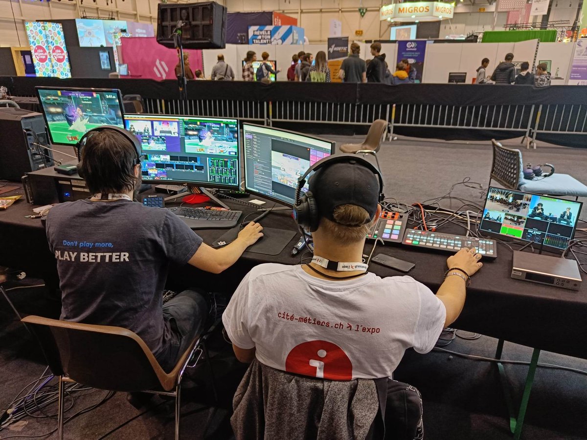 Geneva_ESPORT's tweet photo. La Cité des Métiers, c'est fini !

Un grand merci à la Cité des Métiers pour avoir rendu les Championnats Genevois possibles ✨

Bravo à tous les participants des tournois, vous avez été incroyables 💥

Merci à tous nos super partenaires présents avec nous ❤️

À dans 3 ans ? 👀 https://t.co/8gJmZjHnIw