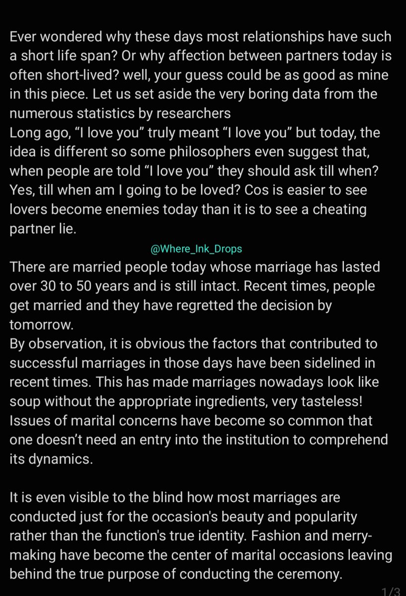 Where_Ink_Drops's tweet photo. THE MODERN MARRIAGE PART 1 https://t.co/ZJX5Rp0P7j