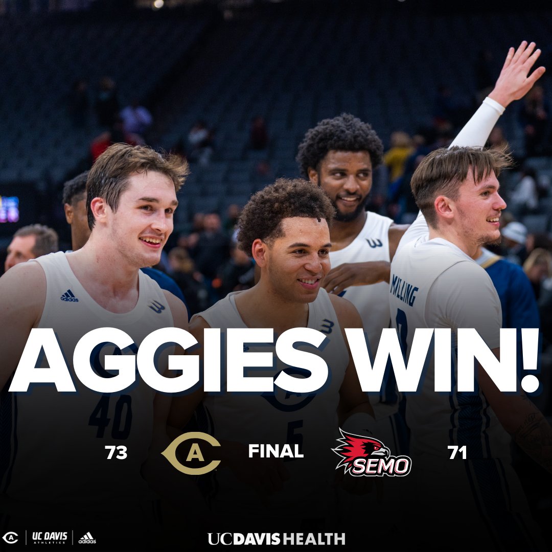 ucdavismbb's tweet photo. AGGIE DUB🐴

After recording his 1,000 Career Point yesterday, Elijah Pepper followed it up by pacing UC Davis with a game-high 30 points.

#GoAgs https://t.co/BGeiaustSl
