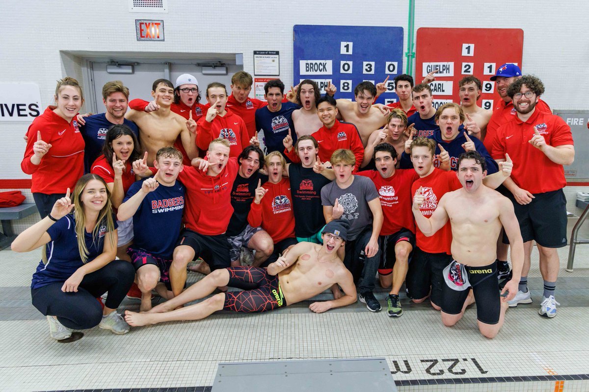 CoachDLing's tweet photo. The Boles Division Championships are in the books.  I'm proud of our @brockswimming women who exceeded expectations in a 3rd place team finish &amp; I'm fired up for our men... they wanted this W, they worked for this W, they earned this W as a team.  #WeAreBadgers https://t.co/PVU4yPNs5X