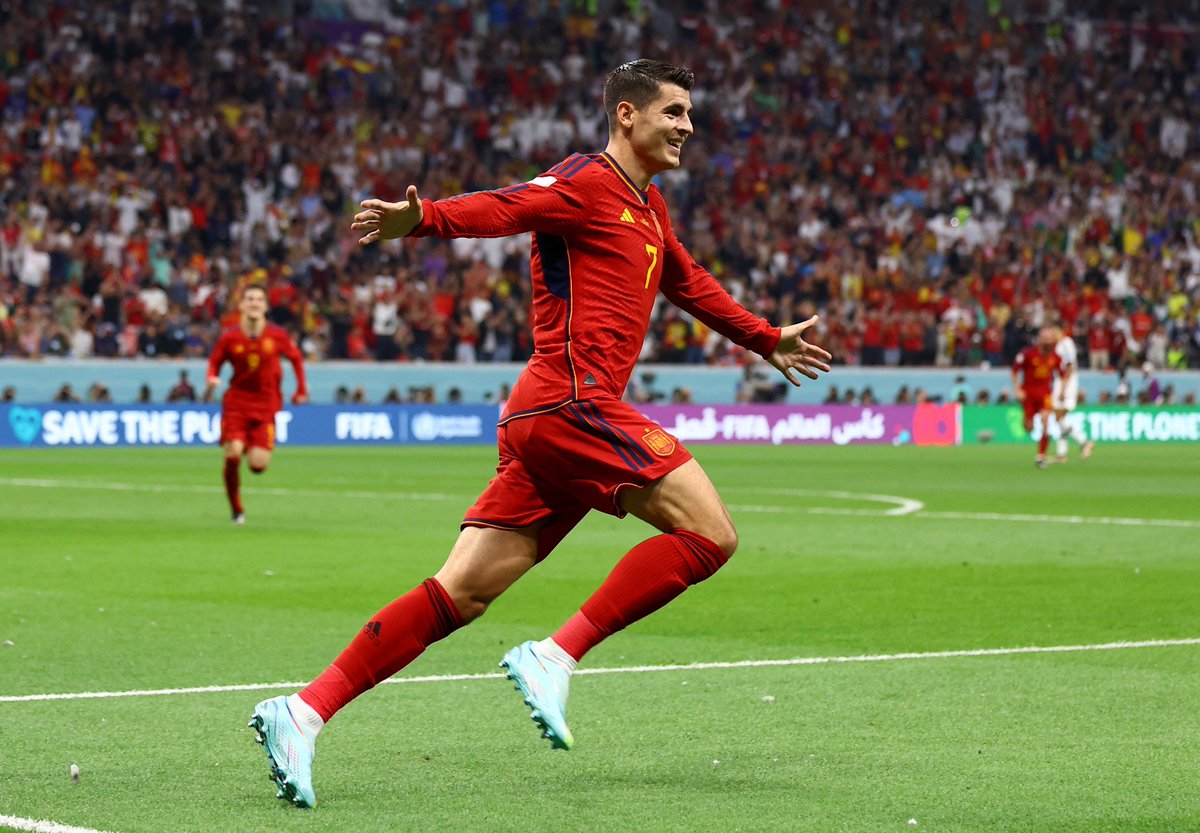 فرحة لاعبي ⁧#إسبانيا⁩ بهدف التقدم على ⁧#ألمانيا⁩

#مرسال_قطر | #إسبانيا_ألمانيا 🇪🇸🇩🇪
#كأس_العالم_قطر_2022
#FIFAWorldCup | #Qatar2022