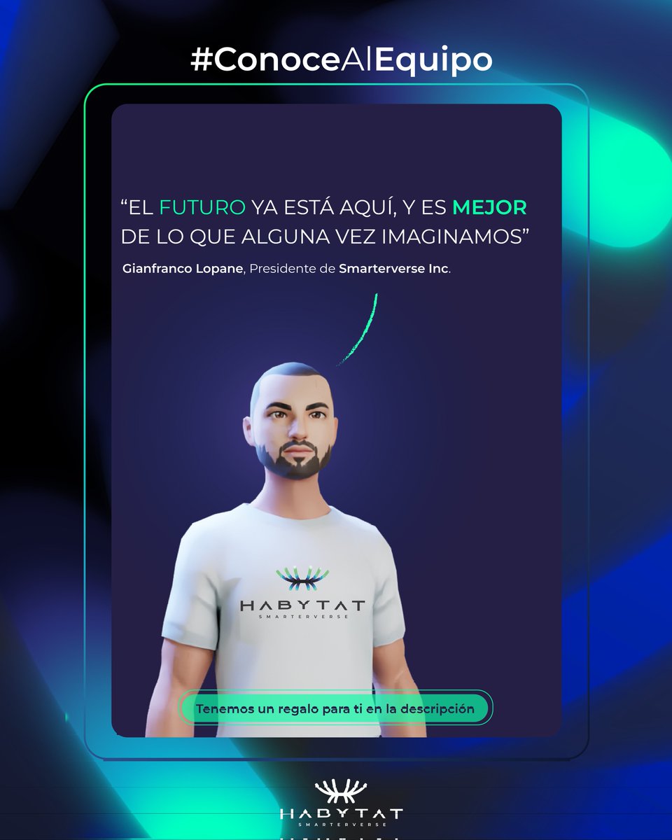 Habytat_es's tweet photo. Imagínate diseñando tu nueva realidad, esa en la que puedes usar tu ingenio y creatividad para crear TU vida como desees. Suena emocionante, ¿verdad? Déjanos contarte aquí cómo puedes empezar a materializar las ideas 👇🏼
#Smarterverse #DatChat #Metaverse #NFT #Web3 #Virtual https://t.co/u066nbhJCX