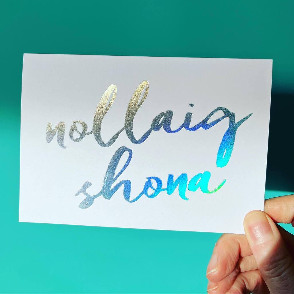 SlieveStudio's tweet photo. Christmas cards - do you send them? πππ€Άπ»
#snailmail #irishchristmas #irishchristmasgiftguide #hotfoil #makeitshiny #foilco #gaeilge #madeinmourne #madeinireland https://t.co/qNJ9WGi28q https://t.co/eyaaXaergK